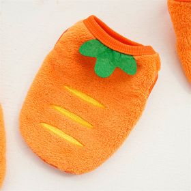 Pet Dog Winter Warm Carrot Clothes