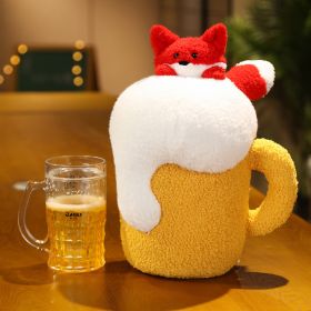 Home Decoration Beer Cow Doll Pillow