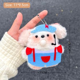 Plush Puppy Pendant Diy Homemade By Hand Material Package Squeegee Bubble Cute Hand-holding Doll