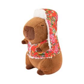 Northeast Big Flower Jacket Kappibara Capybara Plush Toy