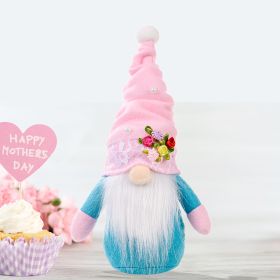 Mother's Day Rudolf Flower Beads Cap Doll