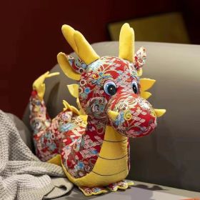 Dragon Year Mascot Doll Flower Cloth