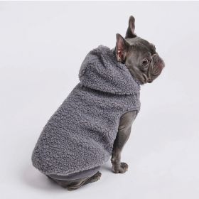 Pet Dog Hooded Sweater Autumn And Winter Style Large Dog Cashmere Hoodie Sleeveless