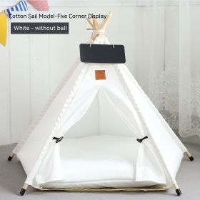 Pet Tent Cat House Removable And Washable Kennel Cat Villa Semi-enclosed Insulation Cat Nest Foldable Cat Tents