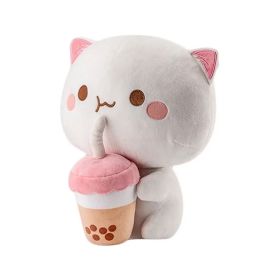 Peach Cat Plush 30cm Cat Doll