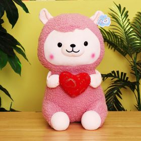 New Heart-hugging Alpaca Plush Toy Cute Sheep Doll Large Pillow Ragdoll Girls' Gifts