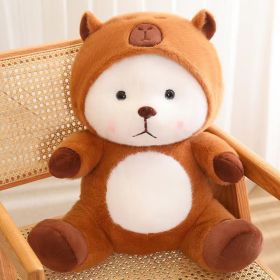 Cute Internet Celebrity Capybara Transformation Bear Plush Toy