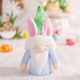 Easter Light-emitting Rabbit Ears Faceless Old Doll Creative Layout Ornaments